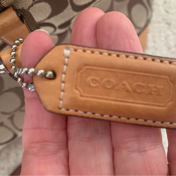 Authentic Vintage Brown Monogram Coach Bag - Picture 2 of 5